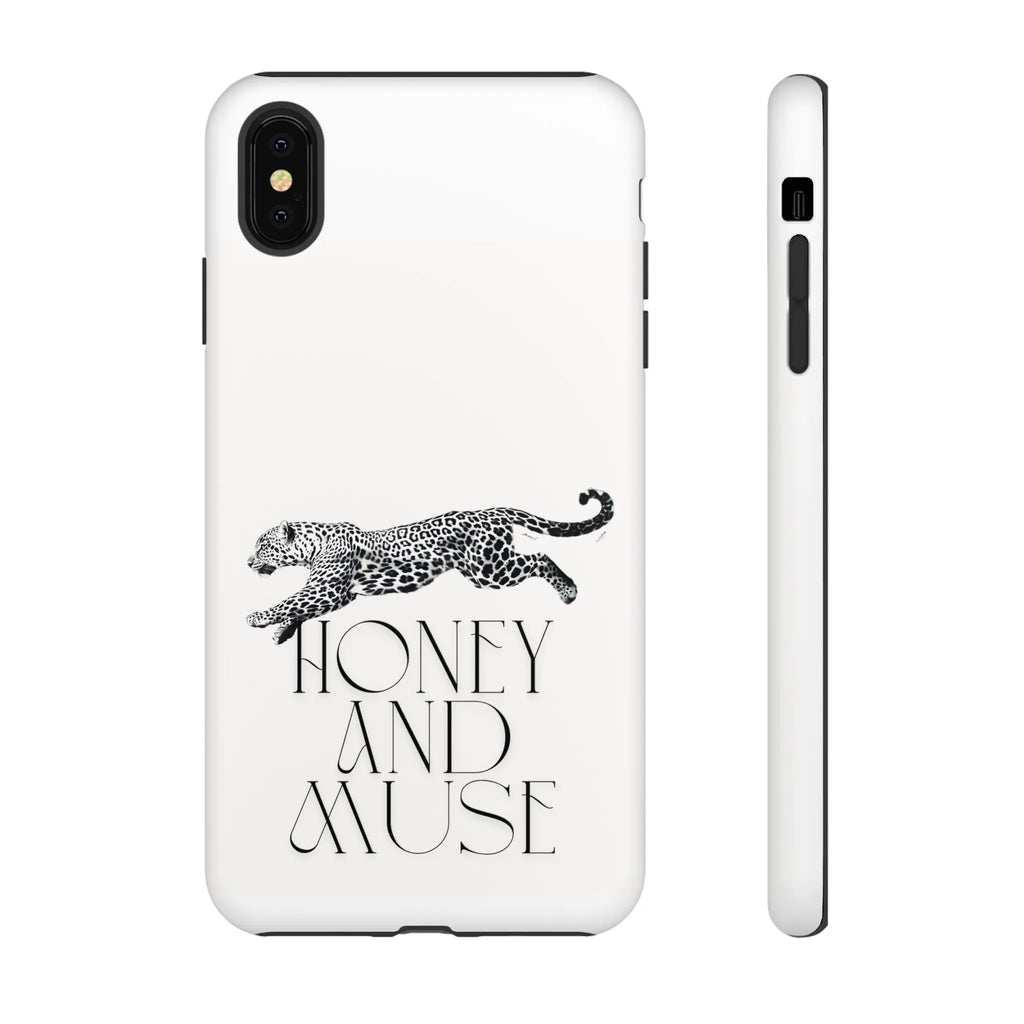 Phone Case — 'Honey and Muse' Leopard Graphic Protective Case Printify