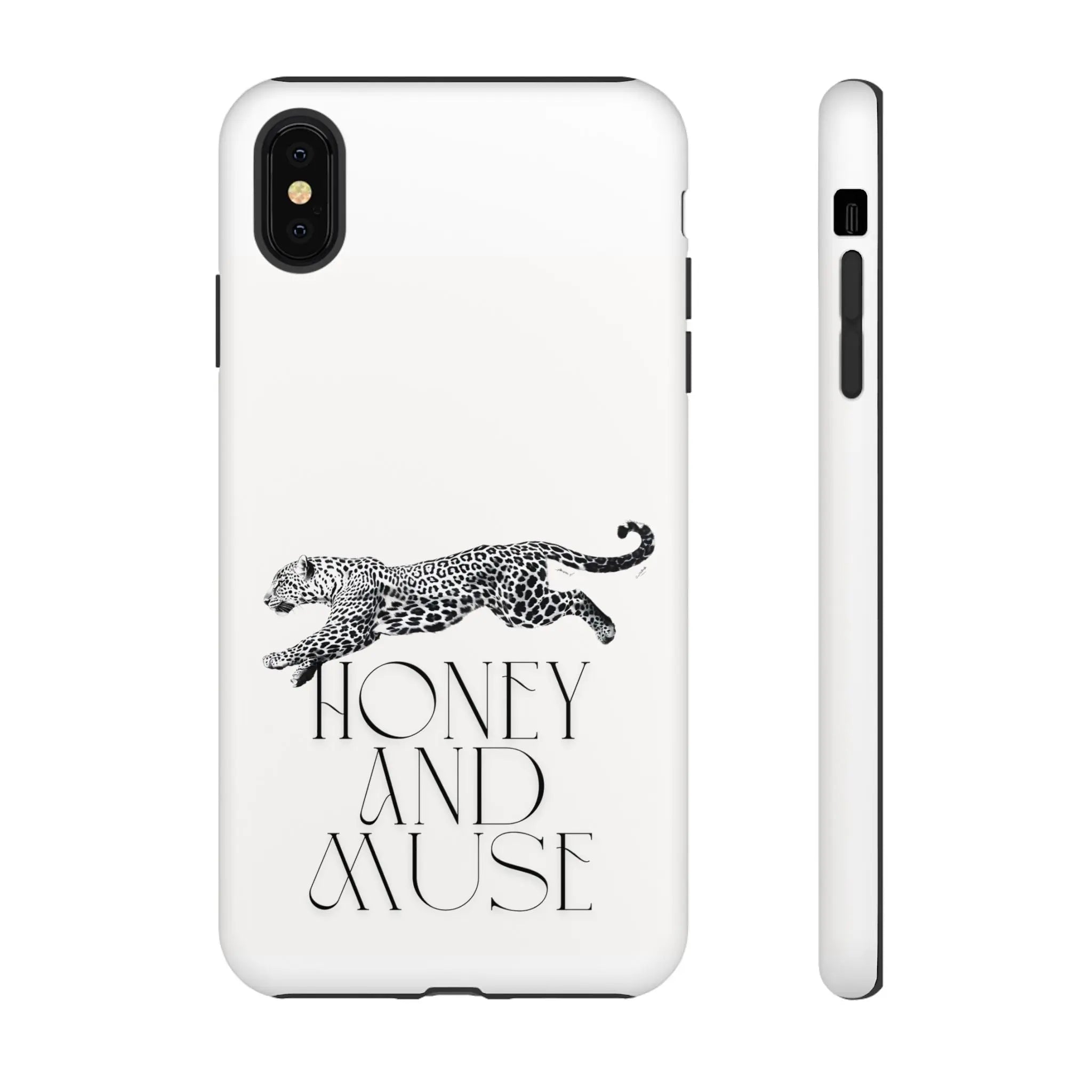 Phone Case — 'Honey and Muse' Leopard Graphic Protective Case Printify