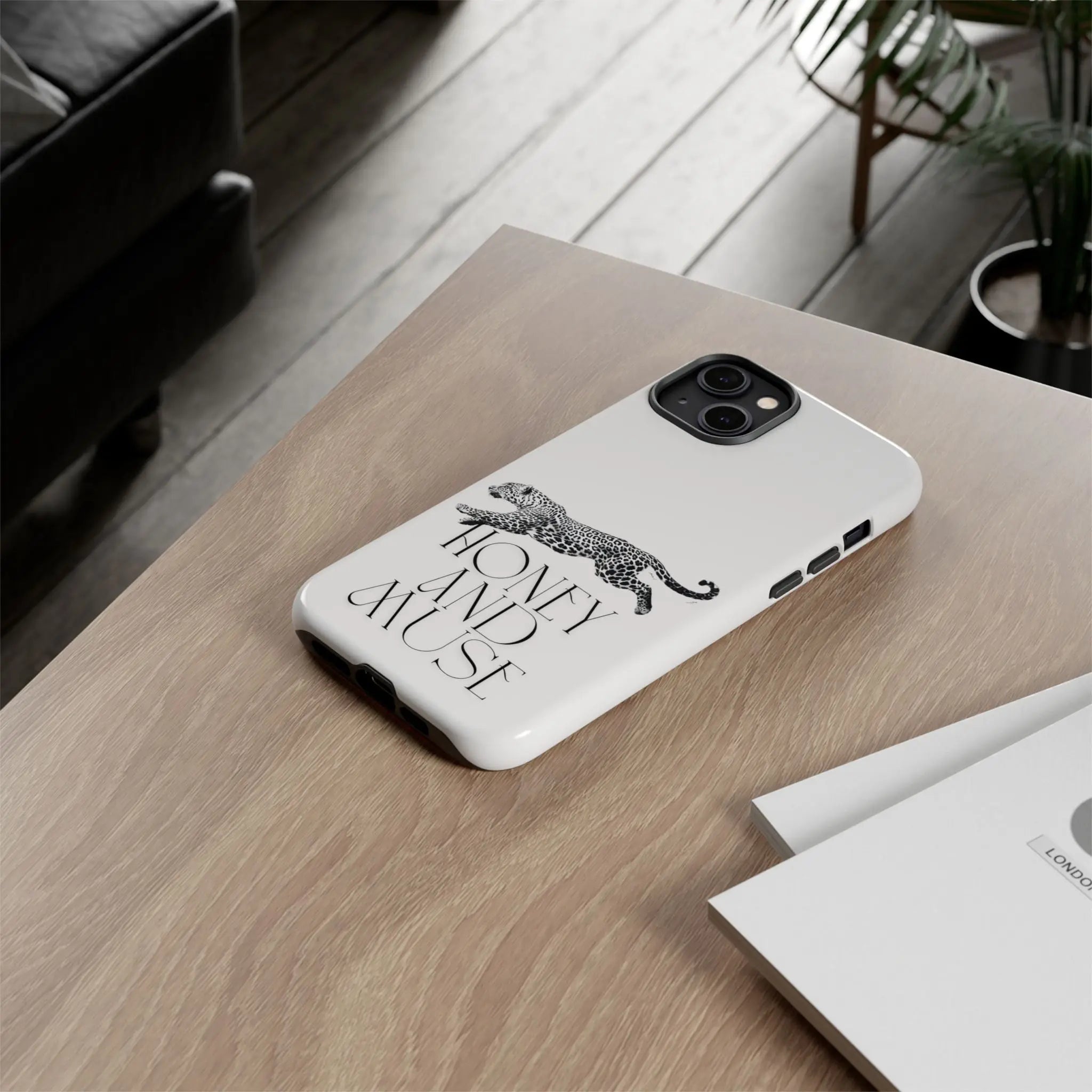 Phone Case — 'Honey and Muse' Leopard Graphic Protective Case Printify