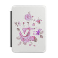 Kindle Case — Floral "LOVE" Protective Cover, Pink Rose E-Reader Sleeve