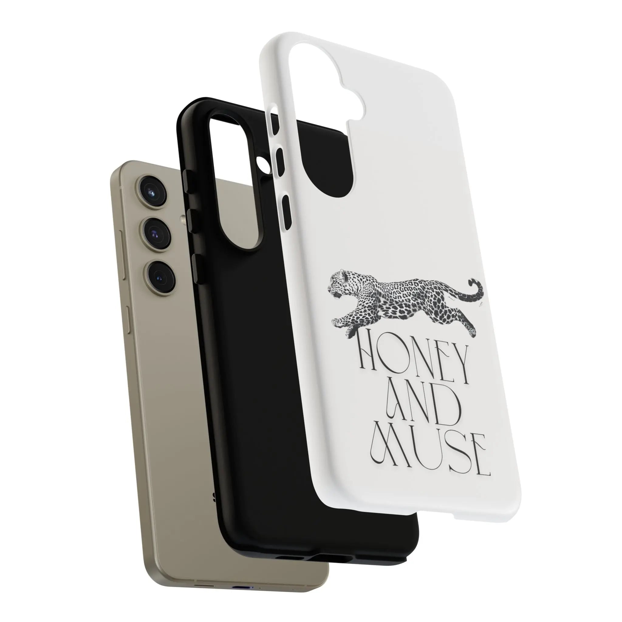Phone Case — 'Honey and Muse' Leopard Graphic Protective Case Printify