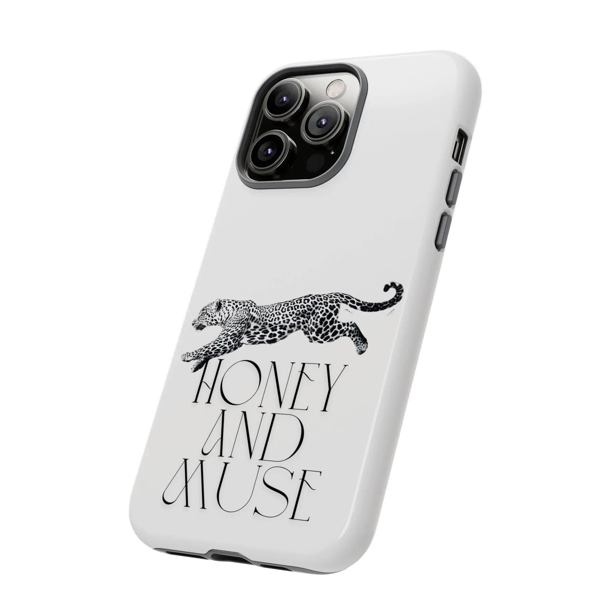 Phone Case — 'Honey and Muse' Leopard Graphic Protective Case Printify