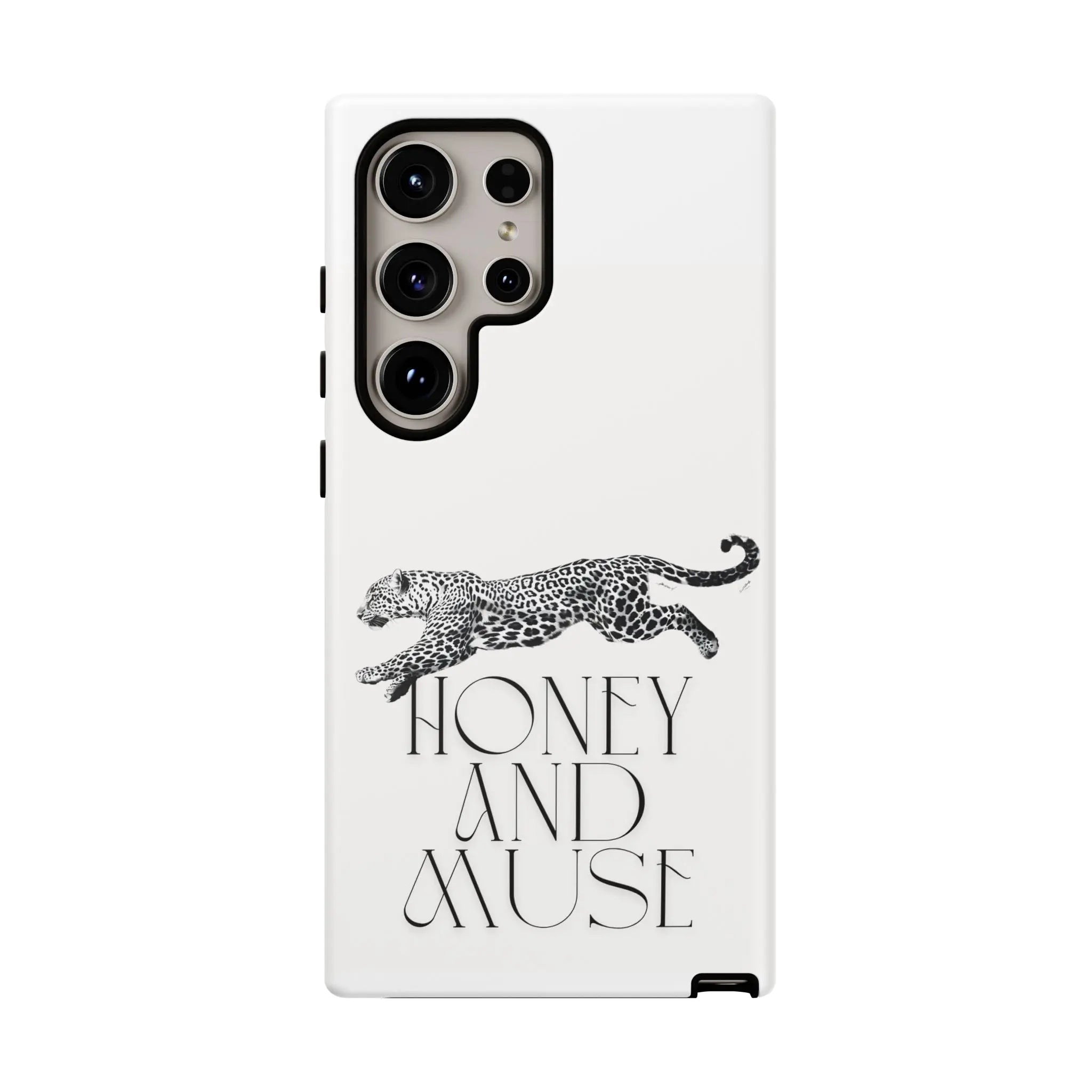 Phone Case — 'Honey and Muse' Leopard Graphic Protective Case Printify