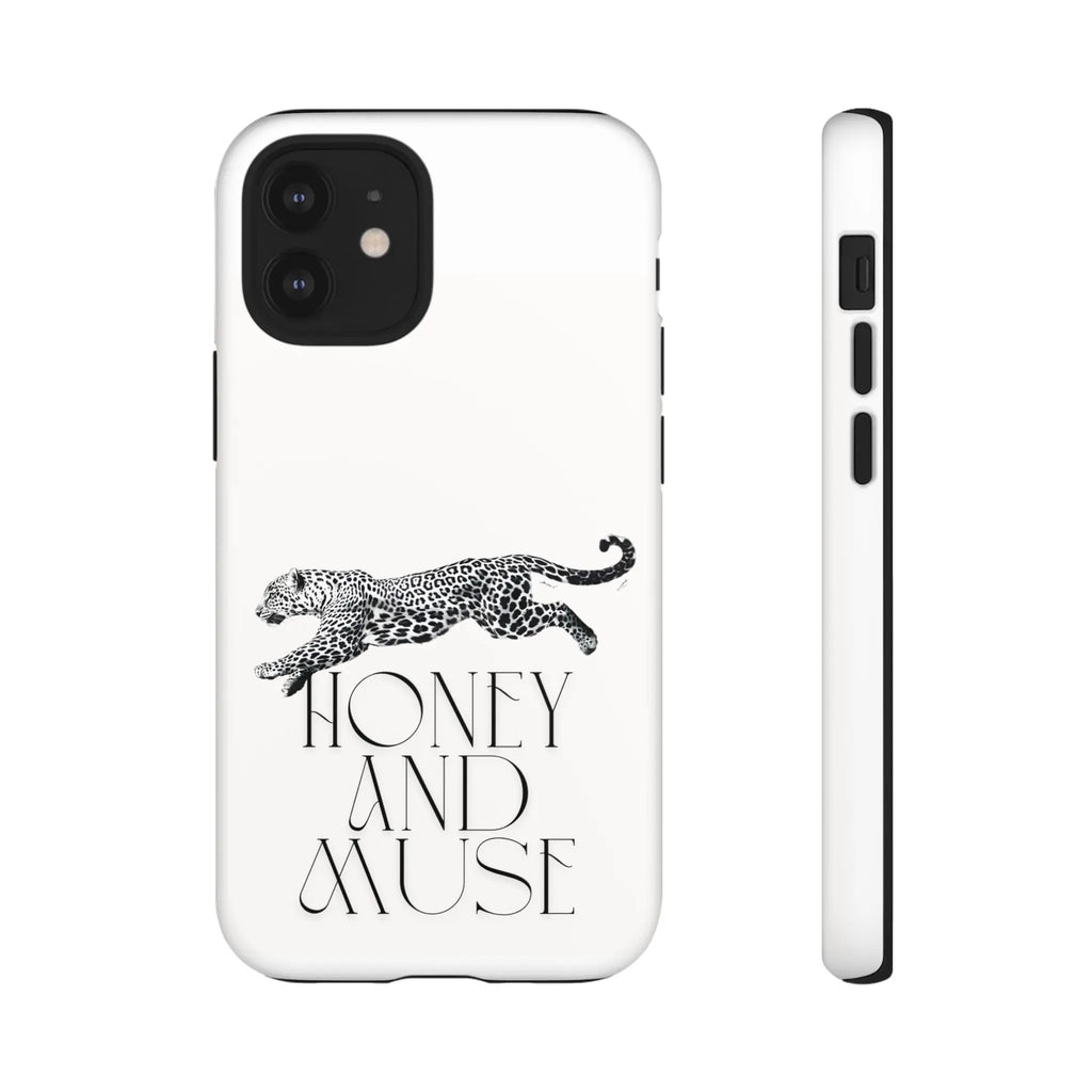 Phone Case — 'Honey and Muse' Leopard Graphic Protective Case Printify