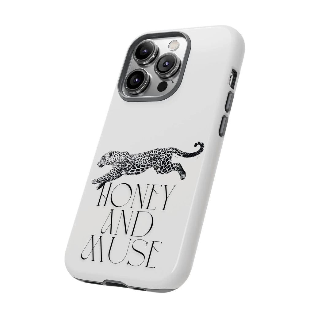 Phone Case — 'Honey and Muse' Leopard Graphic Protective Case Printify