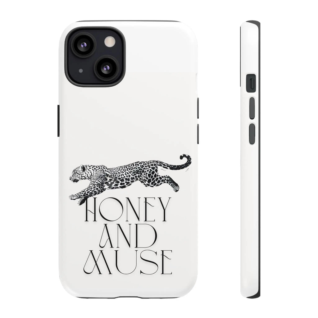 Phone Case — 'Honey and Muse' Leopard Graphic Protective Case Printify