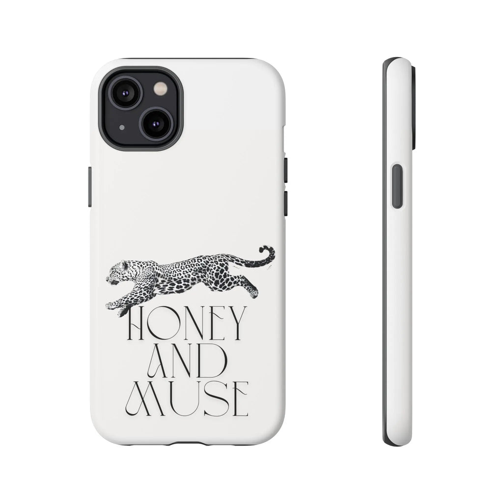 Phone Case — 'Honey and Muse' Leopard Graphic Protective Case Printify