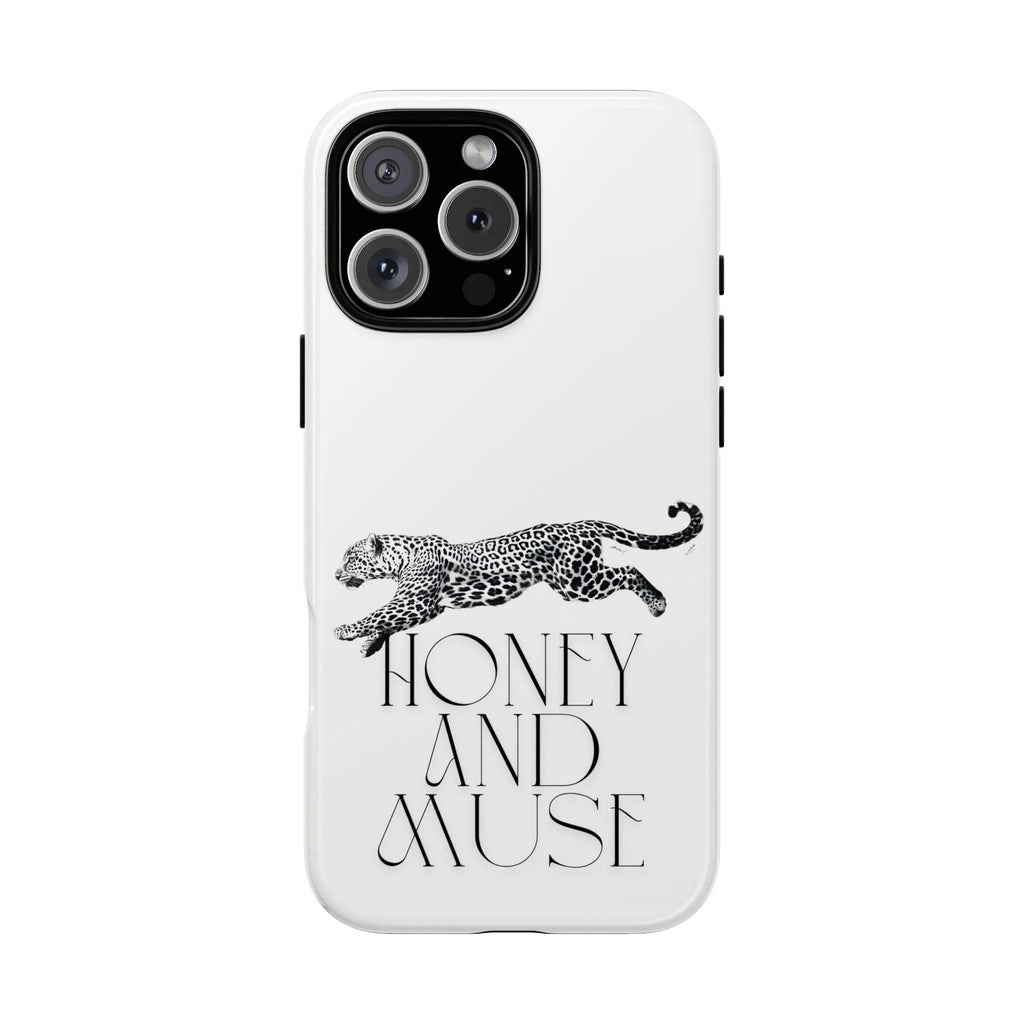 Phone Case — 'Honey and Muse' Leopard Graphic Protective Case Printify