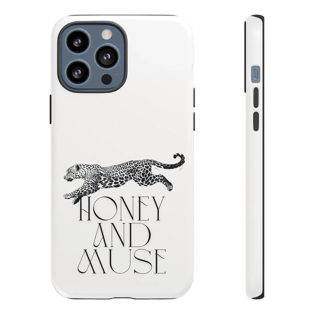 Phone Case — 'Honey and Muse' Leopard Graphic Protective Case Printify