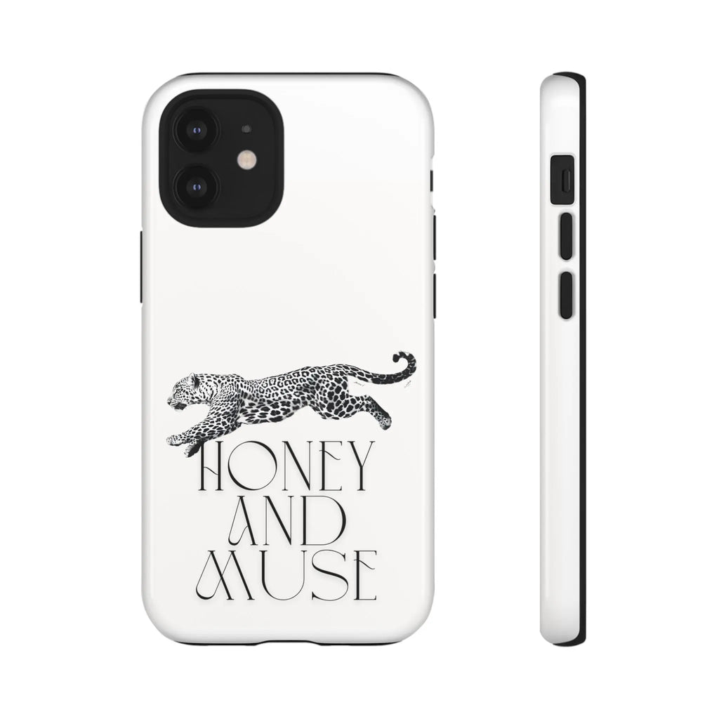 Phone Case — 'Honey and Muse' Leopard Graphic Protective Case Printify
