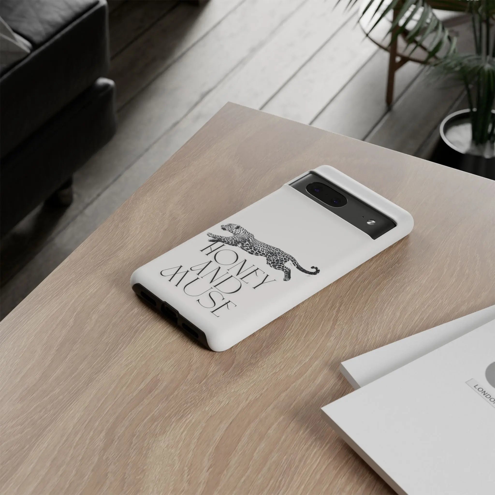 Phone Case — 'Honey and Muse' Leopard Graphic Protective Case Printify