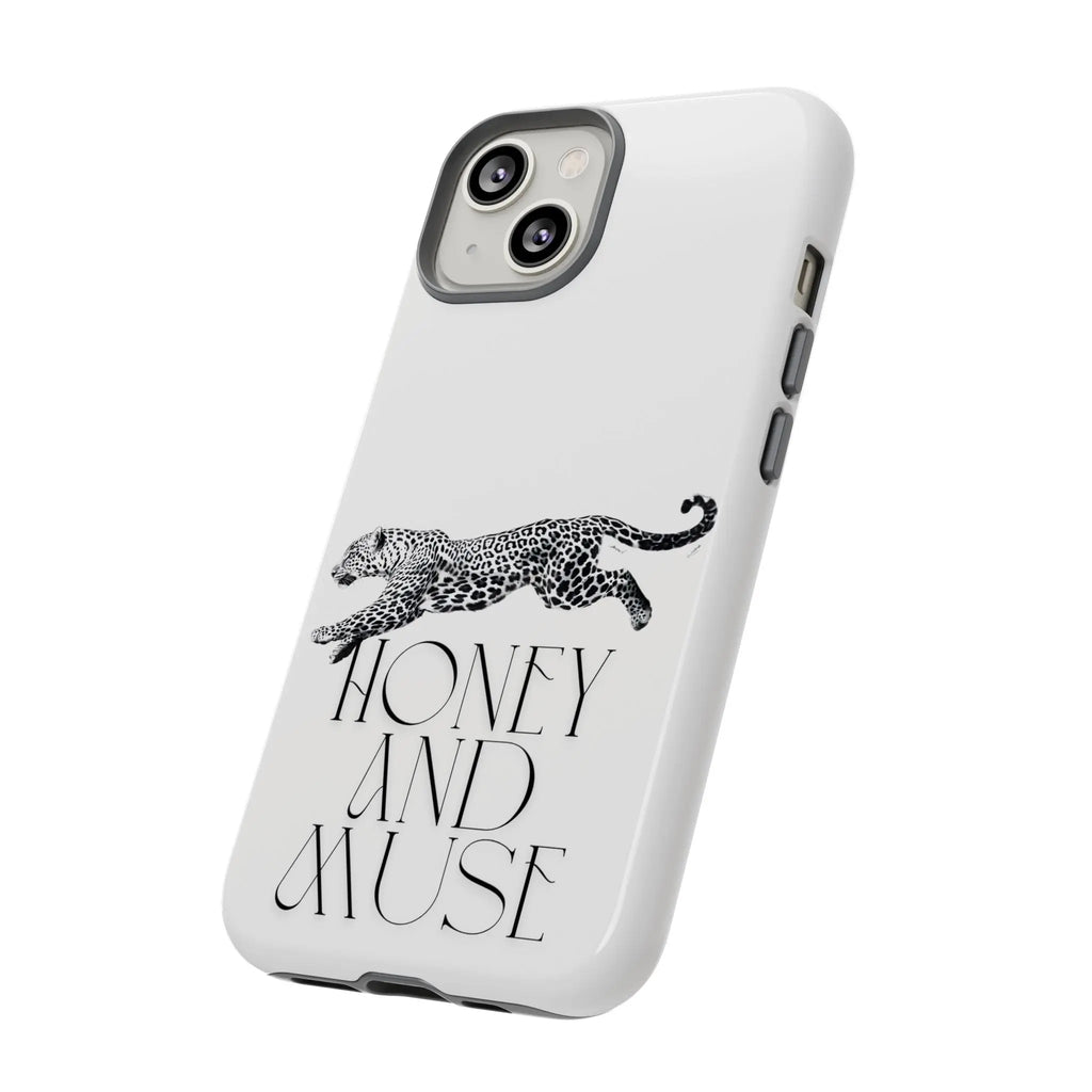 Phone Case — 'Honey and Muse' Leopard Graphic Protective Case Printify