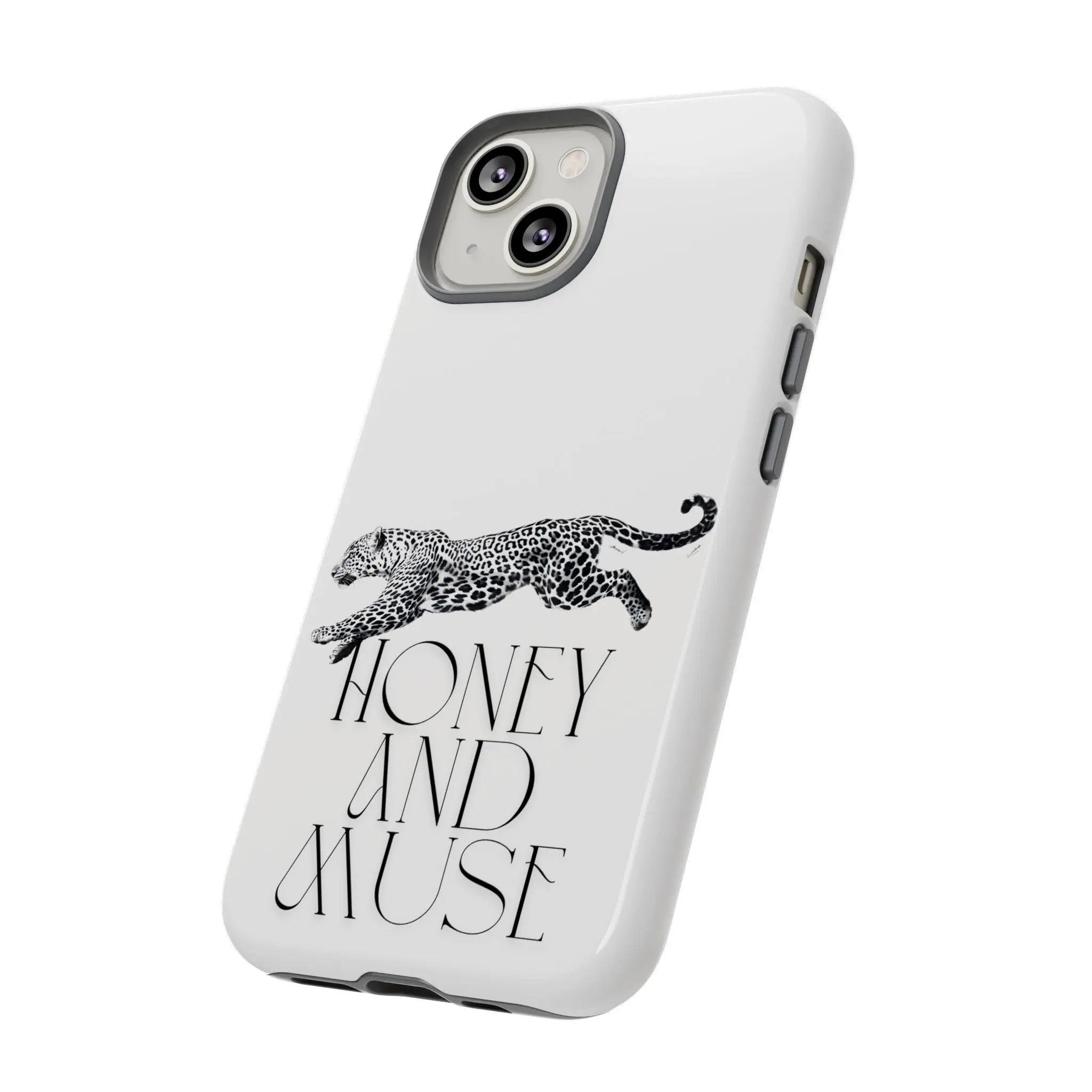 Phone Case — 'Honey and Muse' Leopard Graphic Protective Case Printify