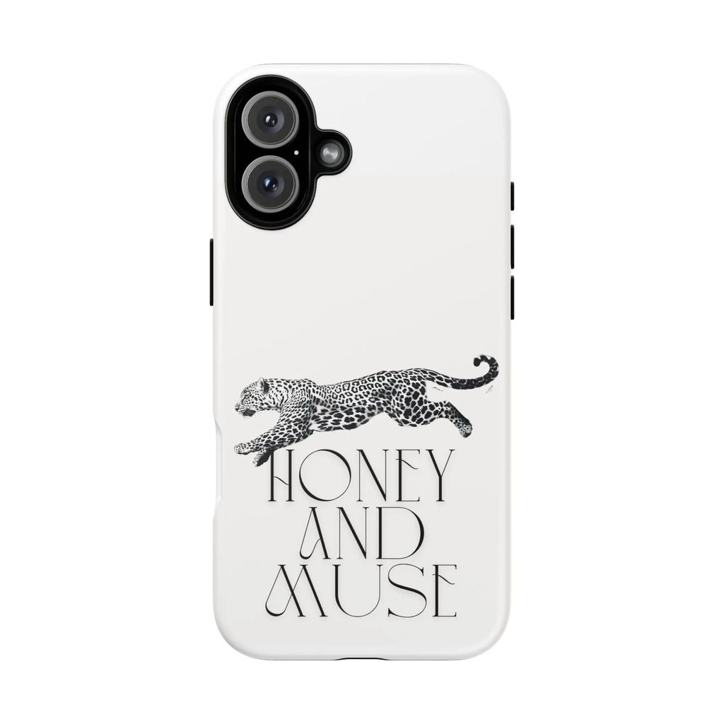 Phone Case — 'Honey and Muse' Leopard Graphic Protective Case Printify