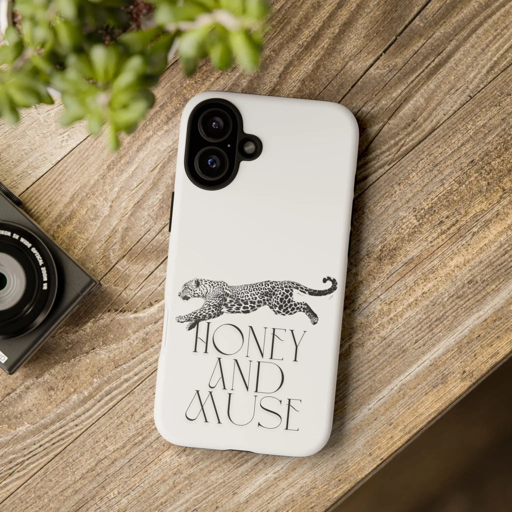 Phone Case — 'Honey and Muse' Leopard Graphic Protective Case Printify