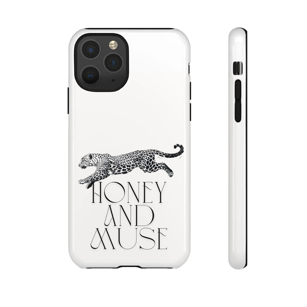Phone Case — 'Honey and Muse' Leopard Graphic Protective Case Printify