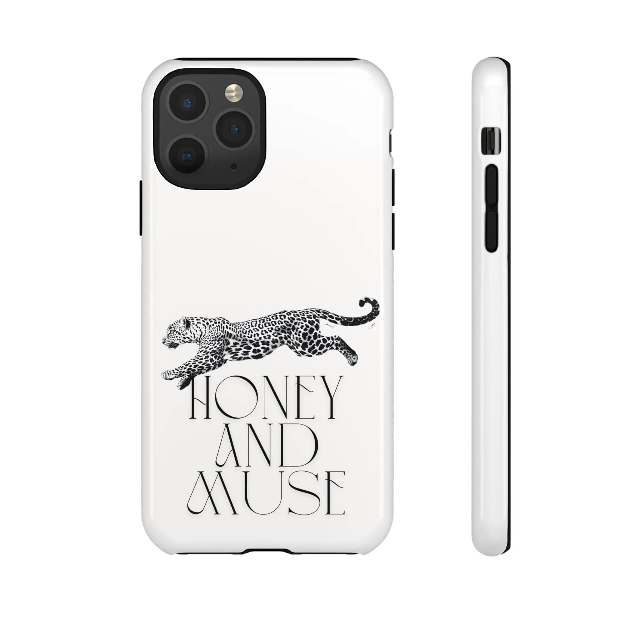 Phone Case — 'Honey and Muse' Leopard Graphic Protective Case Printify