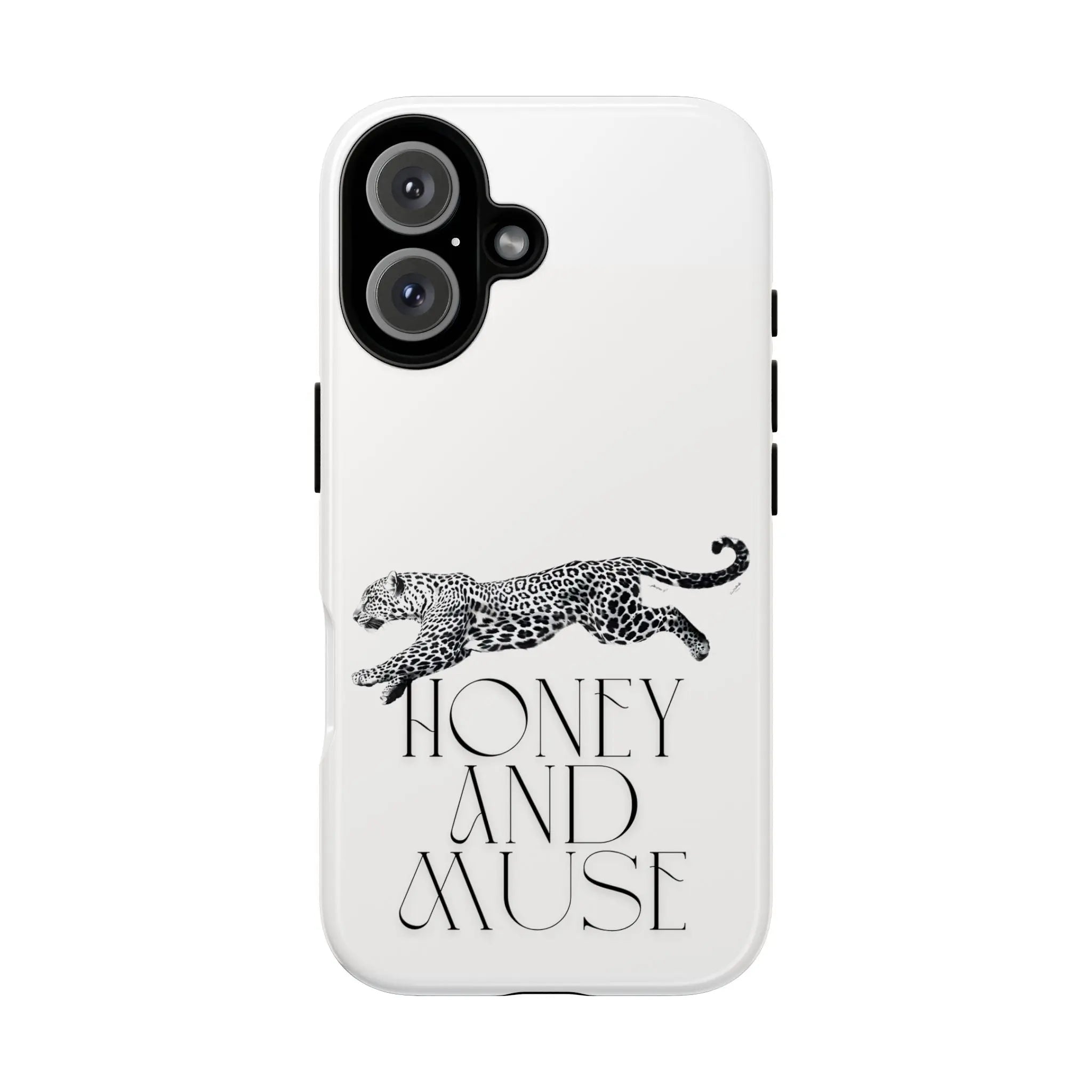 Phone Case — 'Honey and Muse' Leopard Graphic Protective Case Printify