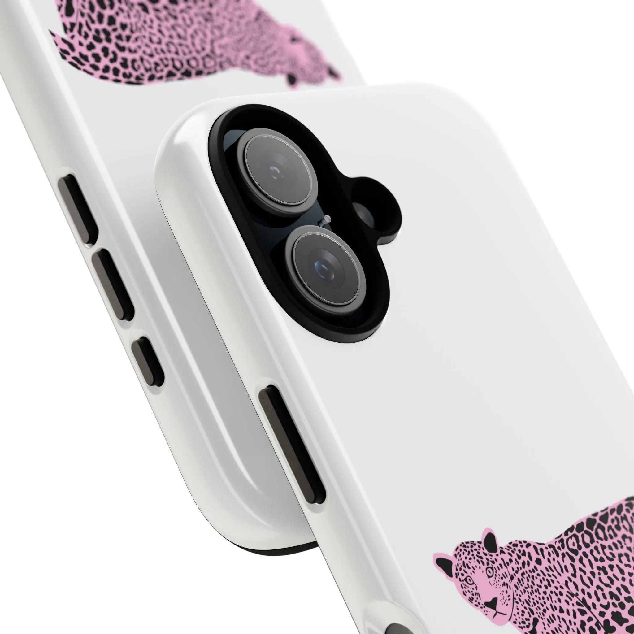 Phone Case — Pink Leopard "Honey and Muse Collective" Protective Cover Printify