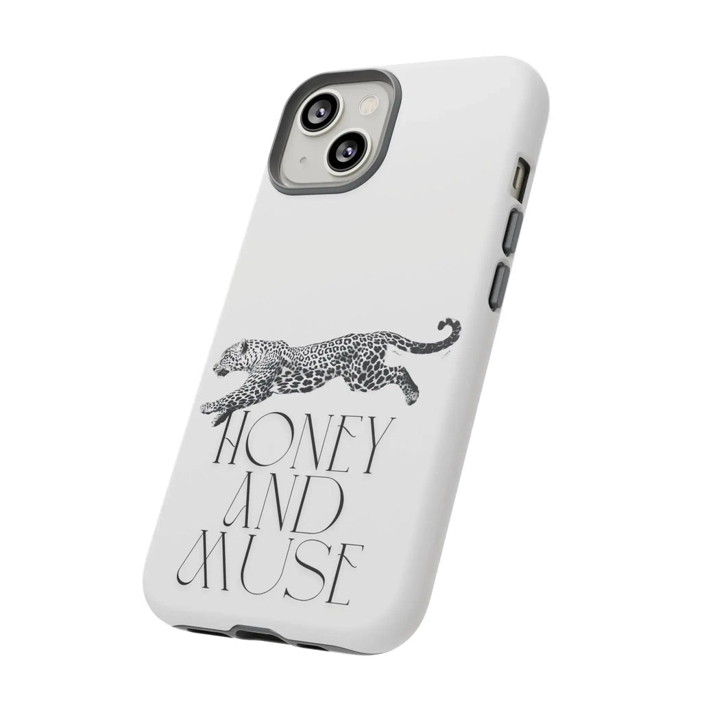 Phone Case — 'Honey and Muse' Leopard Graphic Protective Case Printify