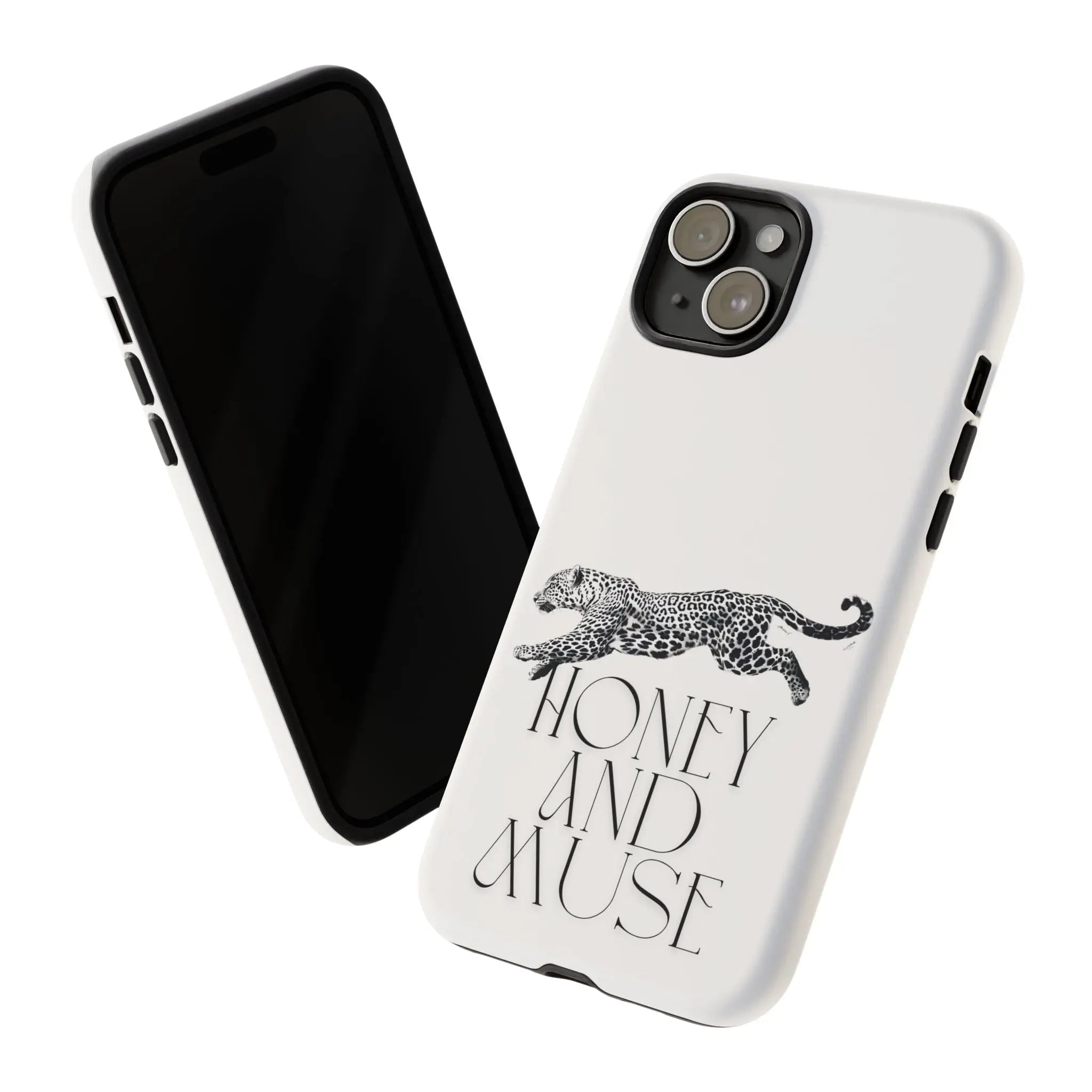 Phone Case — 'Honey and Muse' Leopard Graphic Protective Case Printify
