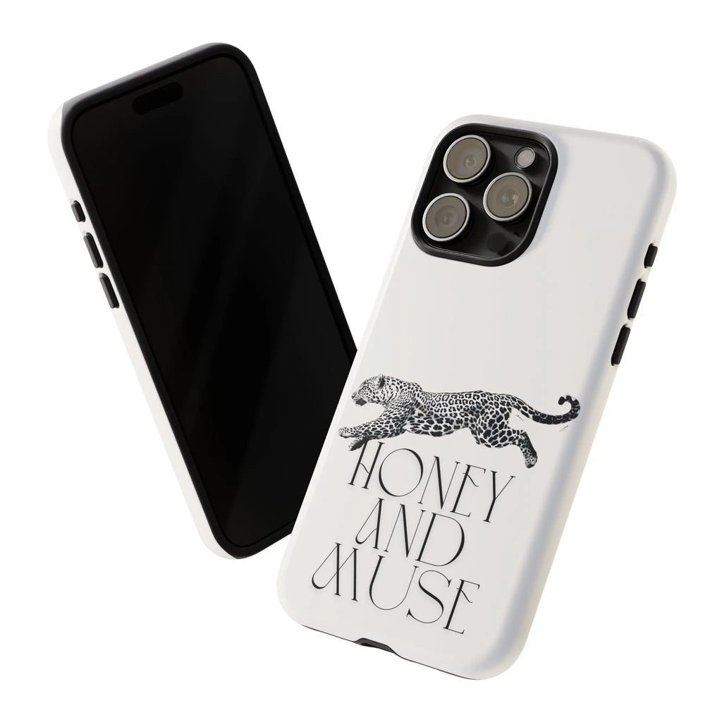 Phone Case — 'Honey and Muse' Leopard Graphic Protective Case Printify
