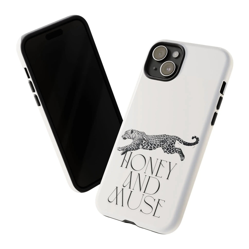 Phone Case — 'Honey and Muse' Leopard Graphic Protective Case Printify