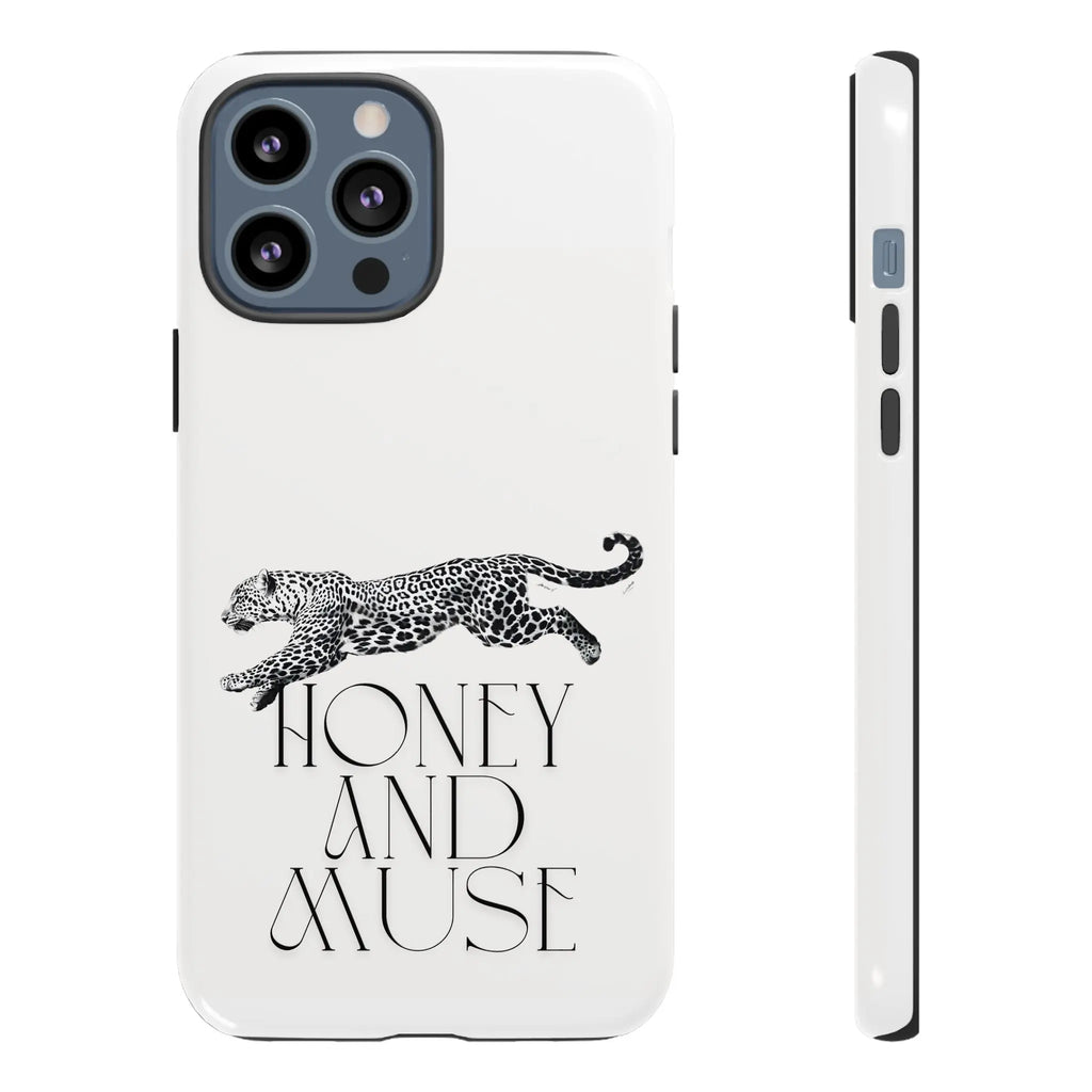 Phone Case — 'Honey and Muse' Leopard Graphic Protective Case Printify