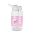 Cupid Angel Trinket Pink Water Bottle — Cute 444 Design Tritan Bottle Printify