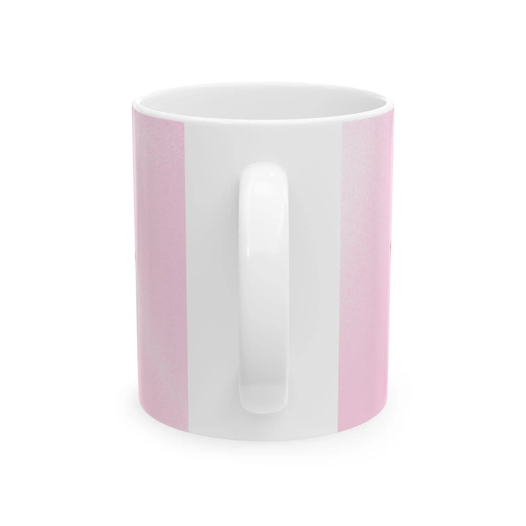 Hot Girls Drink Tea mug | Pink ceramic tea mug Printify