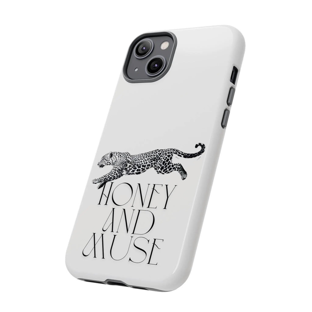 Phone Case — 'Honey and Muse' Leopard Graphic Protective Case Printify