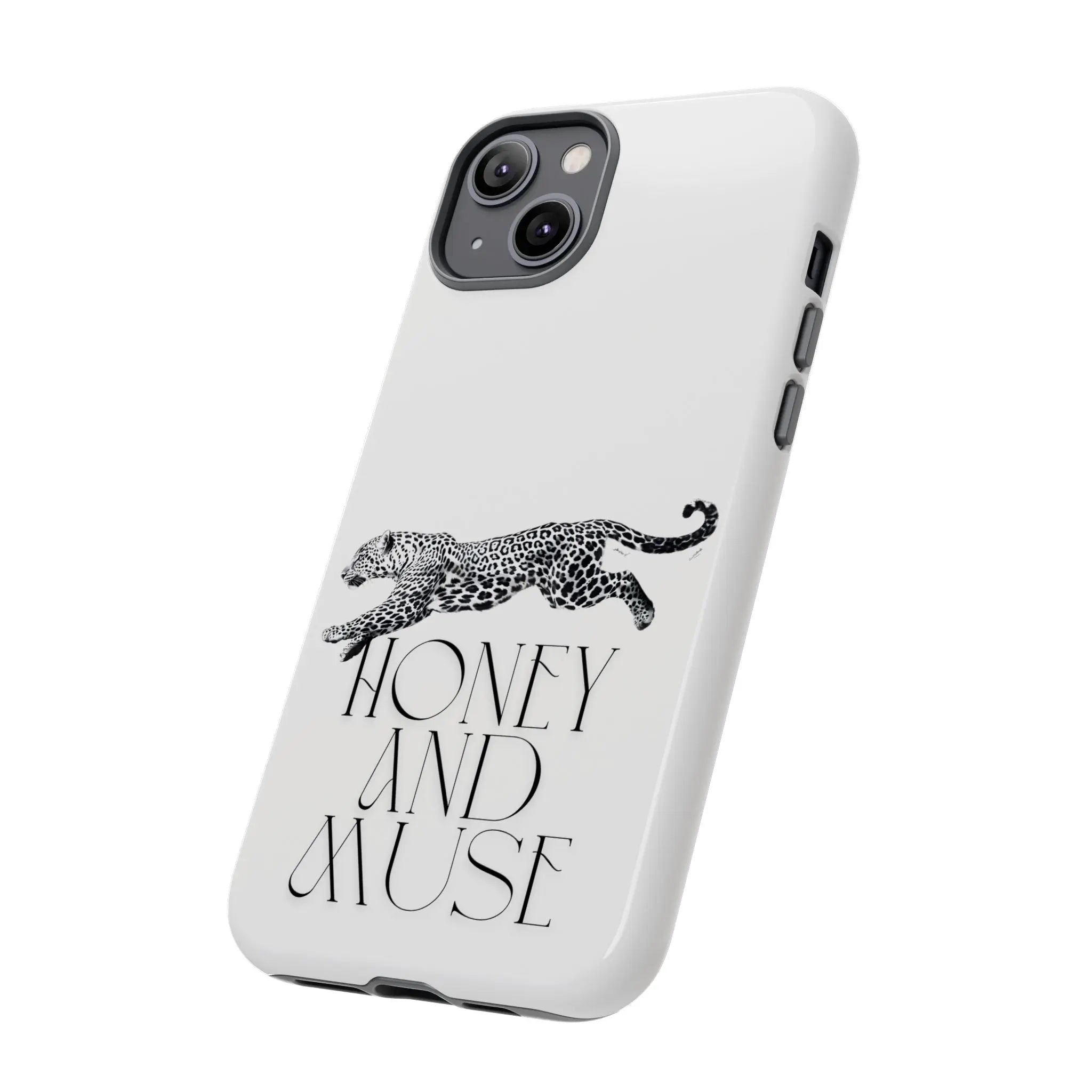 Phone Case — 'Honey and Muse' Leopard Graphic Protective Case Printify