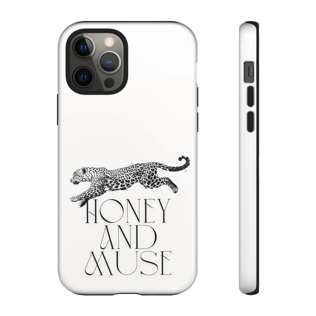 Phone Case — 'Honey and Muse' Leopard Graphic Protective Case Printify