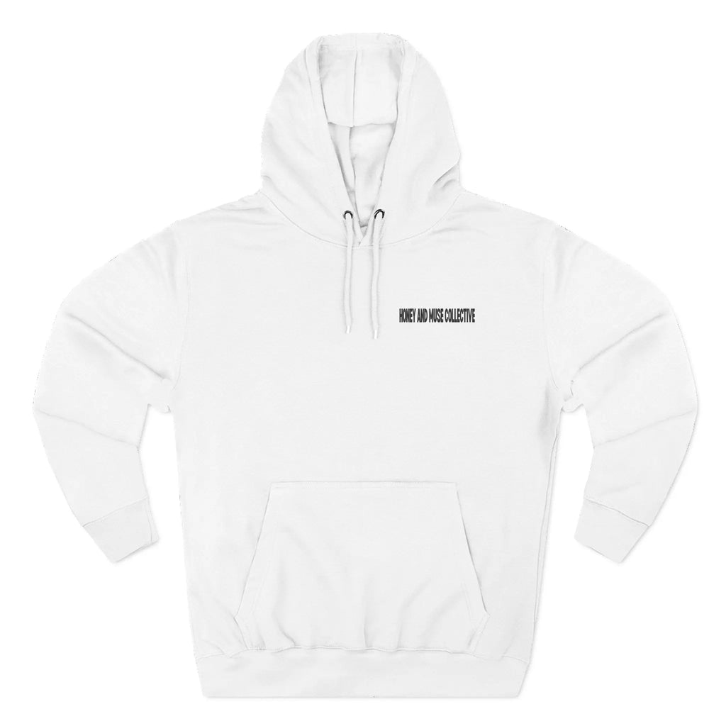 Hoodie — Pink Leopard 'Honey and Muse Collective' Graphic Hoodie Printify