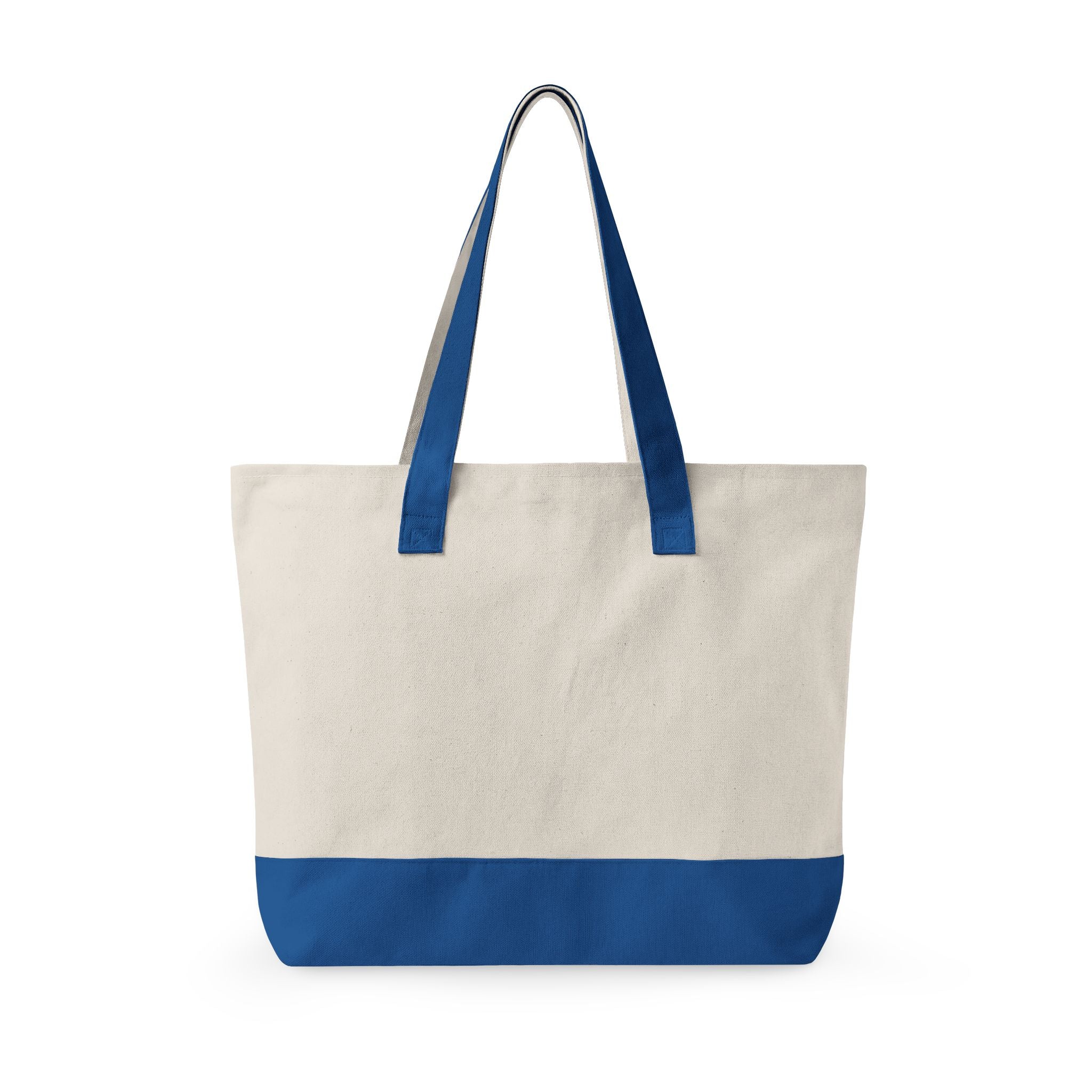 Canvas Tote Bag with Red Camera Illustration – Zippered Beach & Market Tote