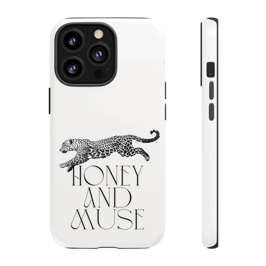 Phone Case — 'Honey and Muse' Leopard Graphic Protective Case Printify