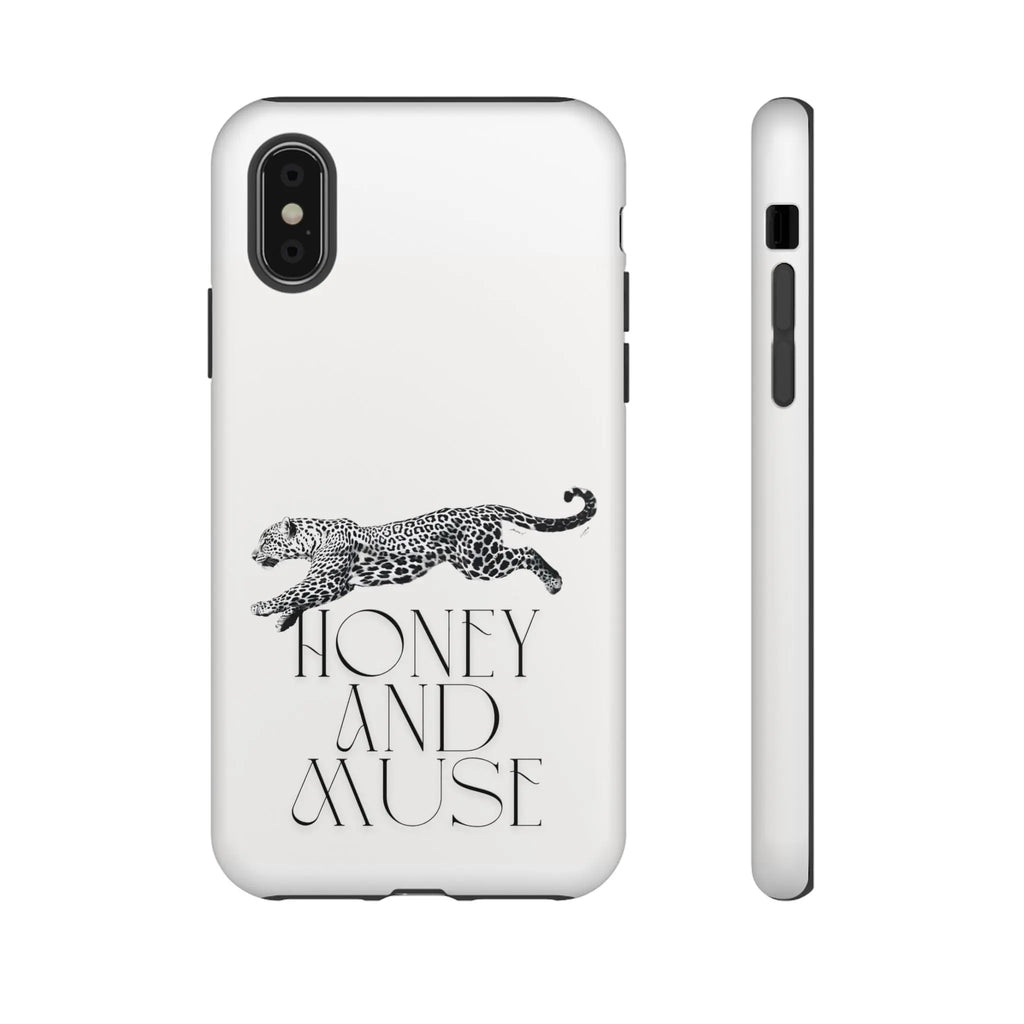 Phone Case — 'Honey and Muse' Leopard Graphic Protective Case Printify