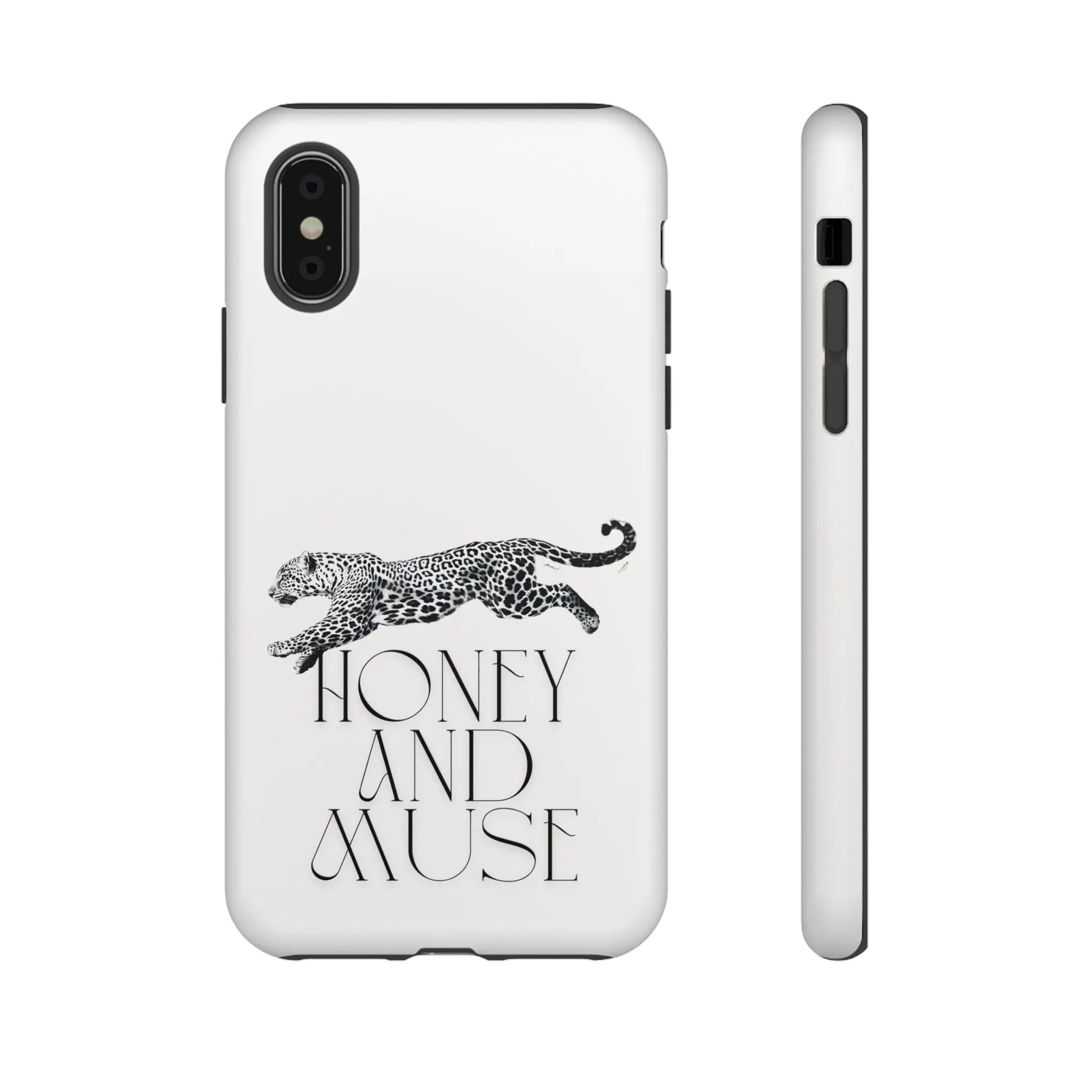 Phone Case — 'Honey and Muse' Leopard Graphic Protective Case Printify