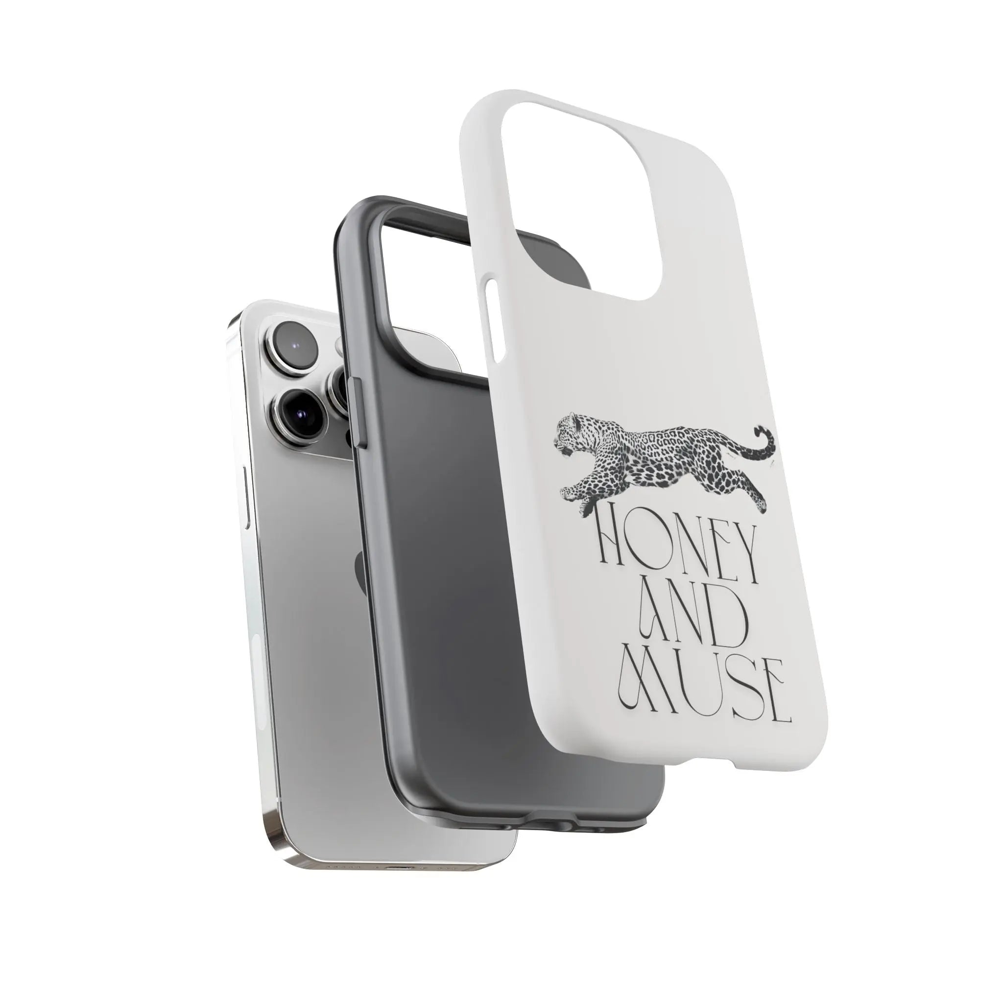Phone Case — 'Honey and Muse' Leopard Graphic Protective Case Printify