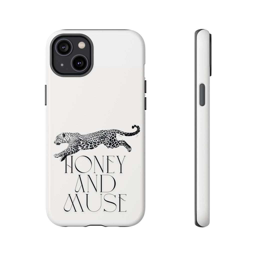 Phone Case — 'Honey and Muse' Leopard Graphic Protective Case Printify