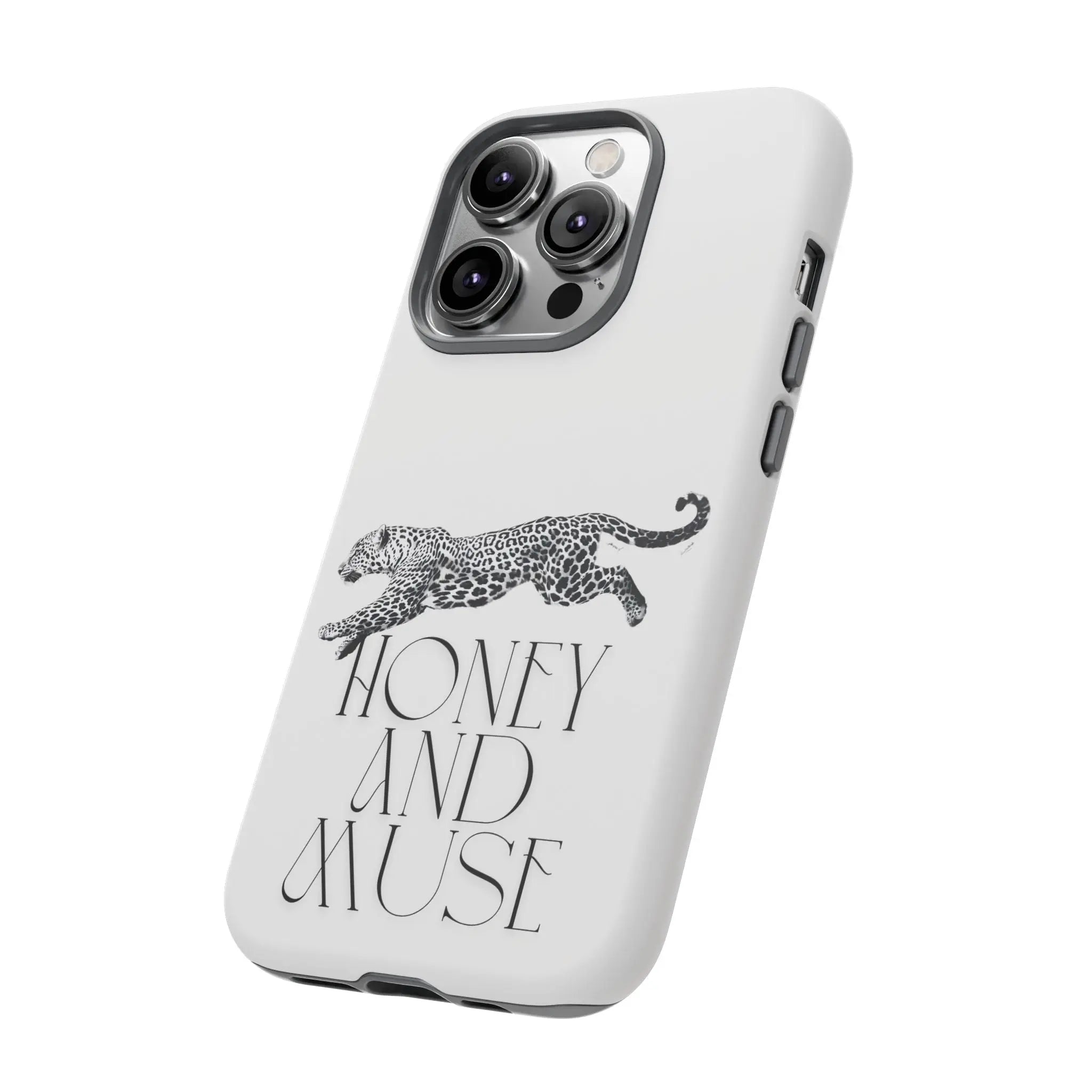 Phone Case — 'Honey and Muse' Leopard Graphic Protective Case Printify