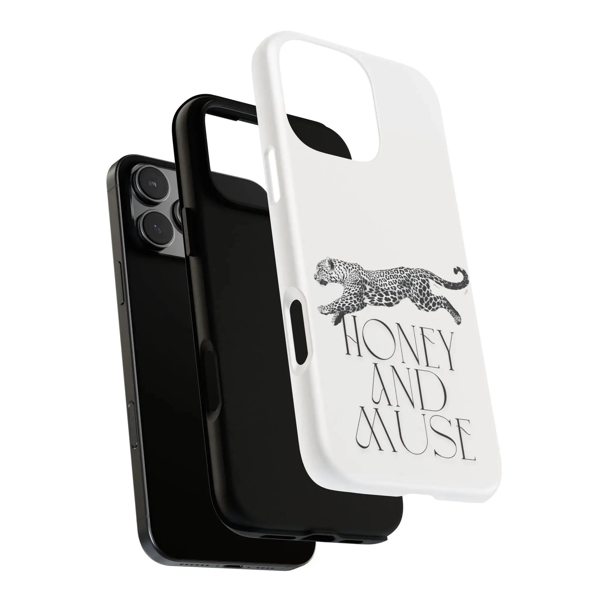 Phone Case — 'Honey and Muse' Leopard Graphic Protective Case Printify