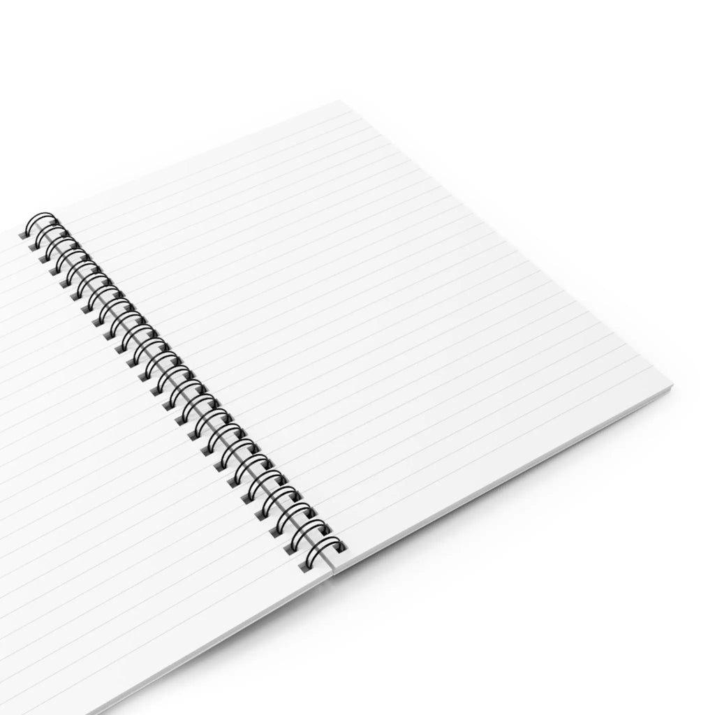 2026 Yearly Planner Spiral Notebook – Pink Script with Glitter Kiss Printify