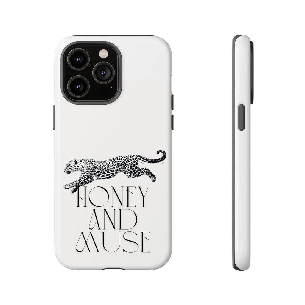 Phone Case — 'Honey and Muse' Leopard Graphic Protective Case Printify