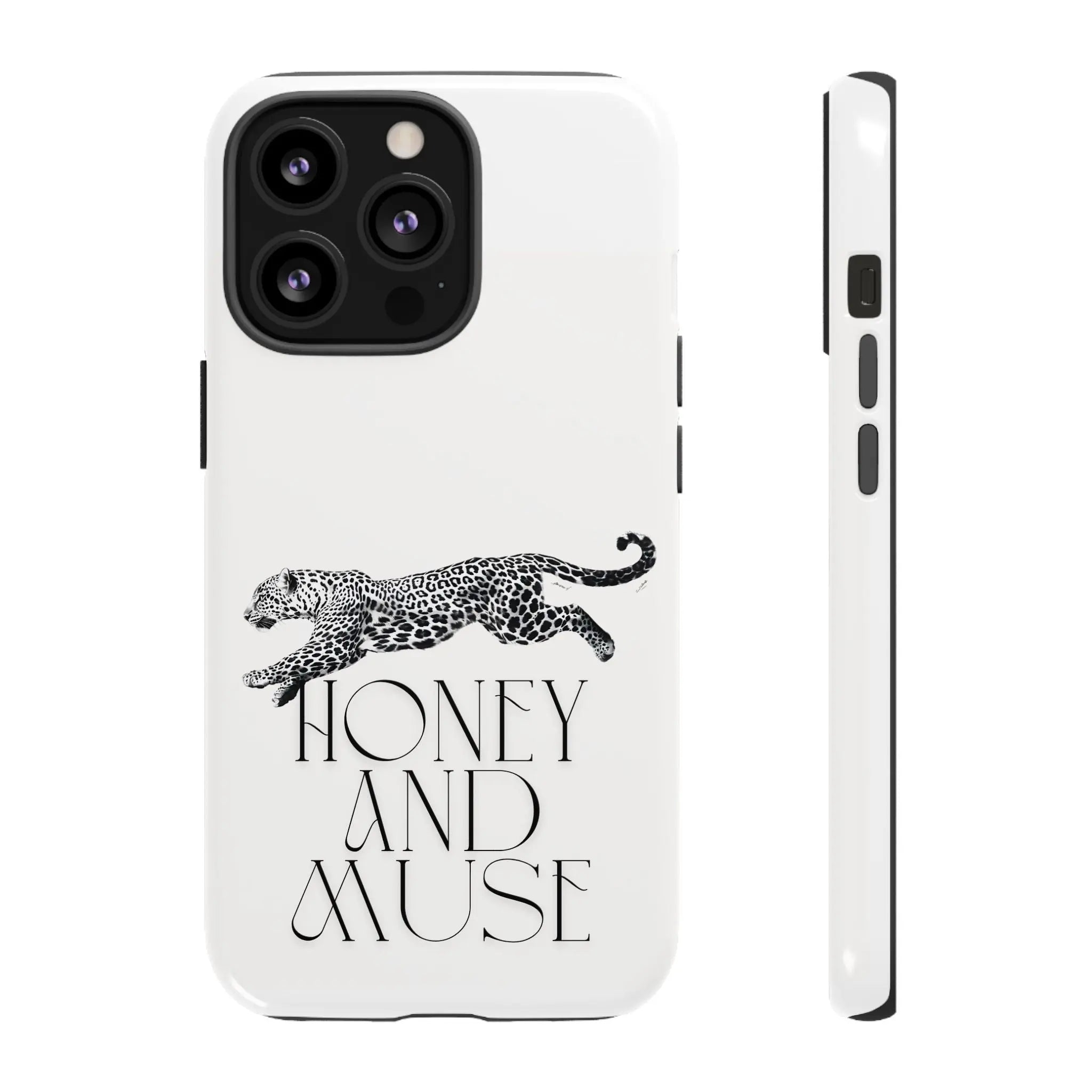 Phone Case — 'Honey and Muse' Leopard Graphic Protective Case Printify