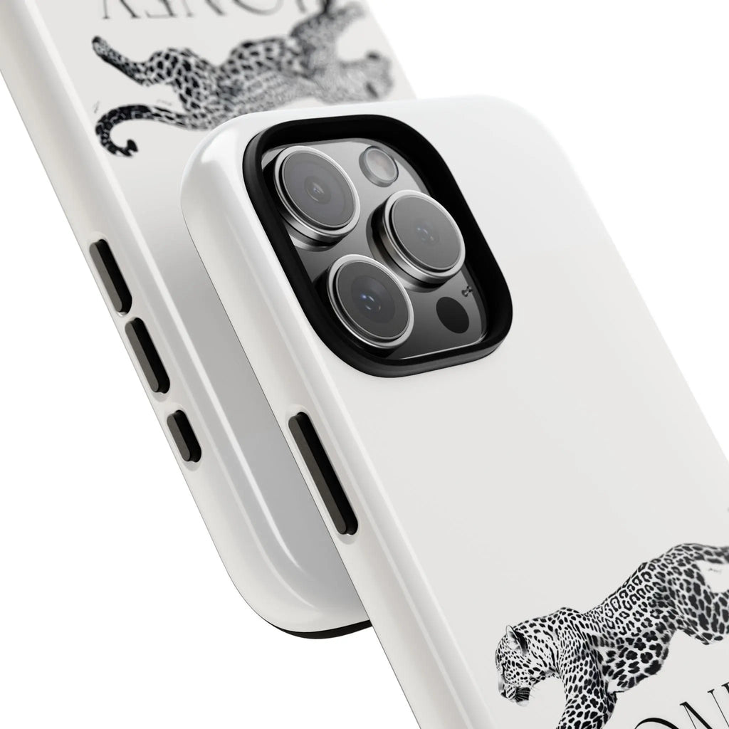 Phone Case — 'Honey and Muse' Leopard Graphic Protective Case Printify