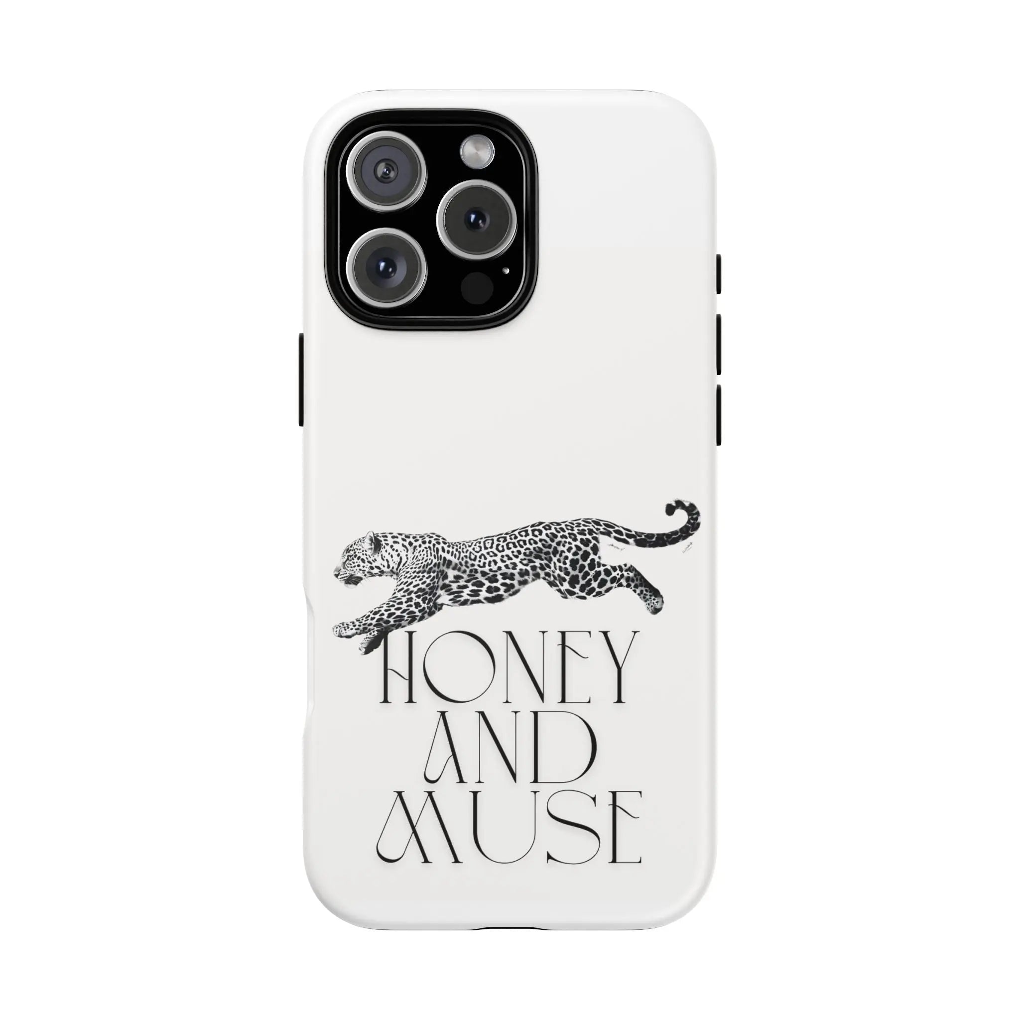 Phone Case — 'Honey and Muse' Leopard Graphic Protective Case Printify