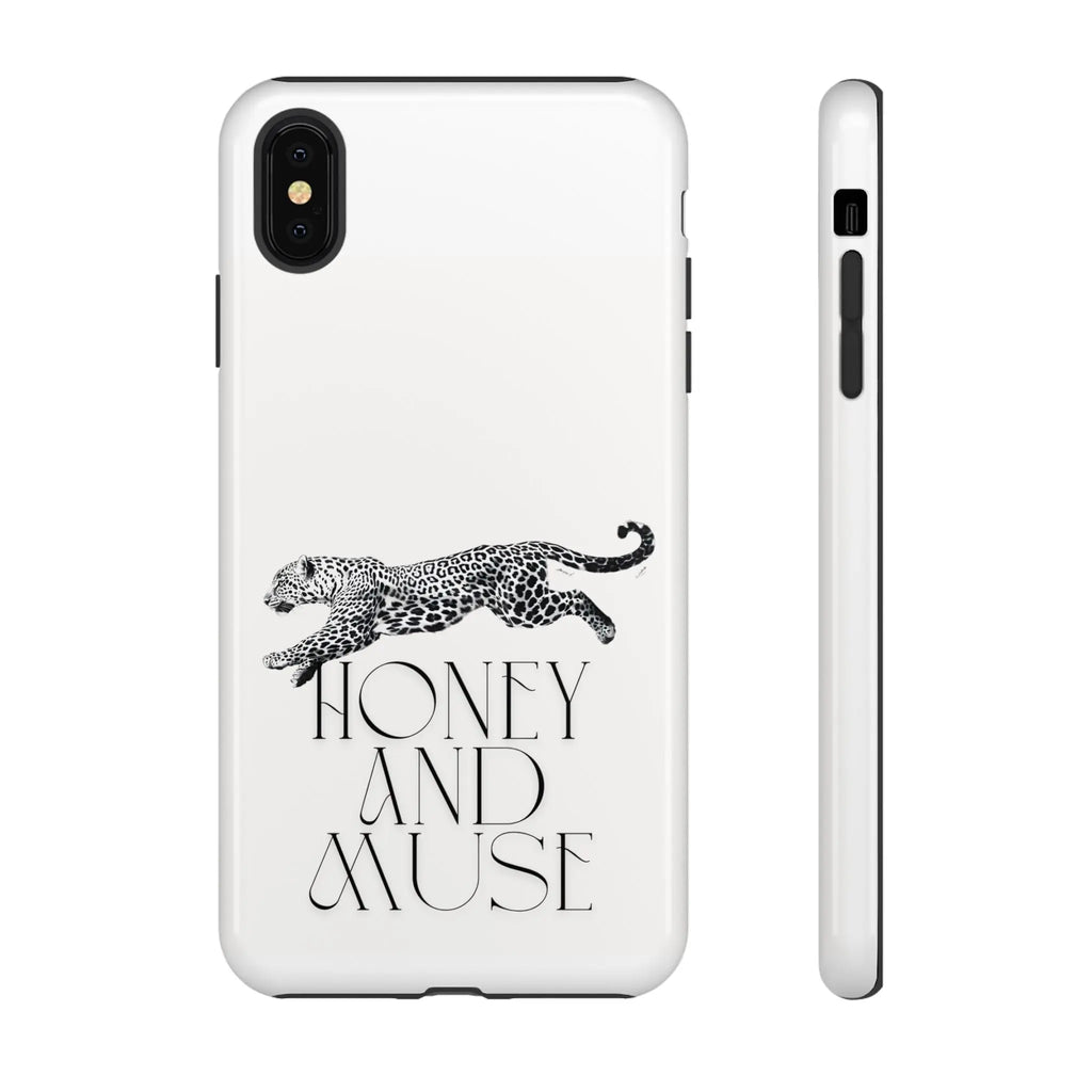 Phone Case — 'Honey and Muse' Leopard Graphic Protective Case Printify