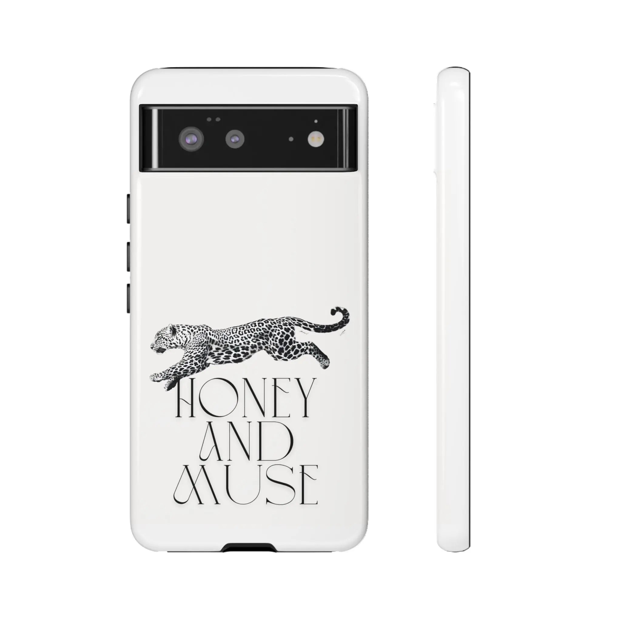 Phone Case — 'Honey and Muse' Leopard Graphic Protective Case Printify