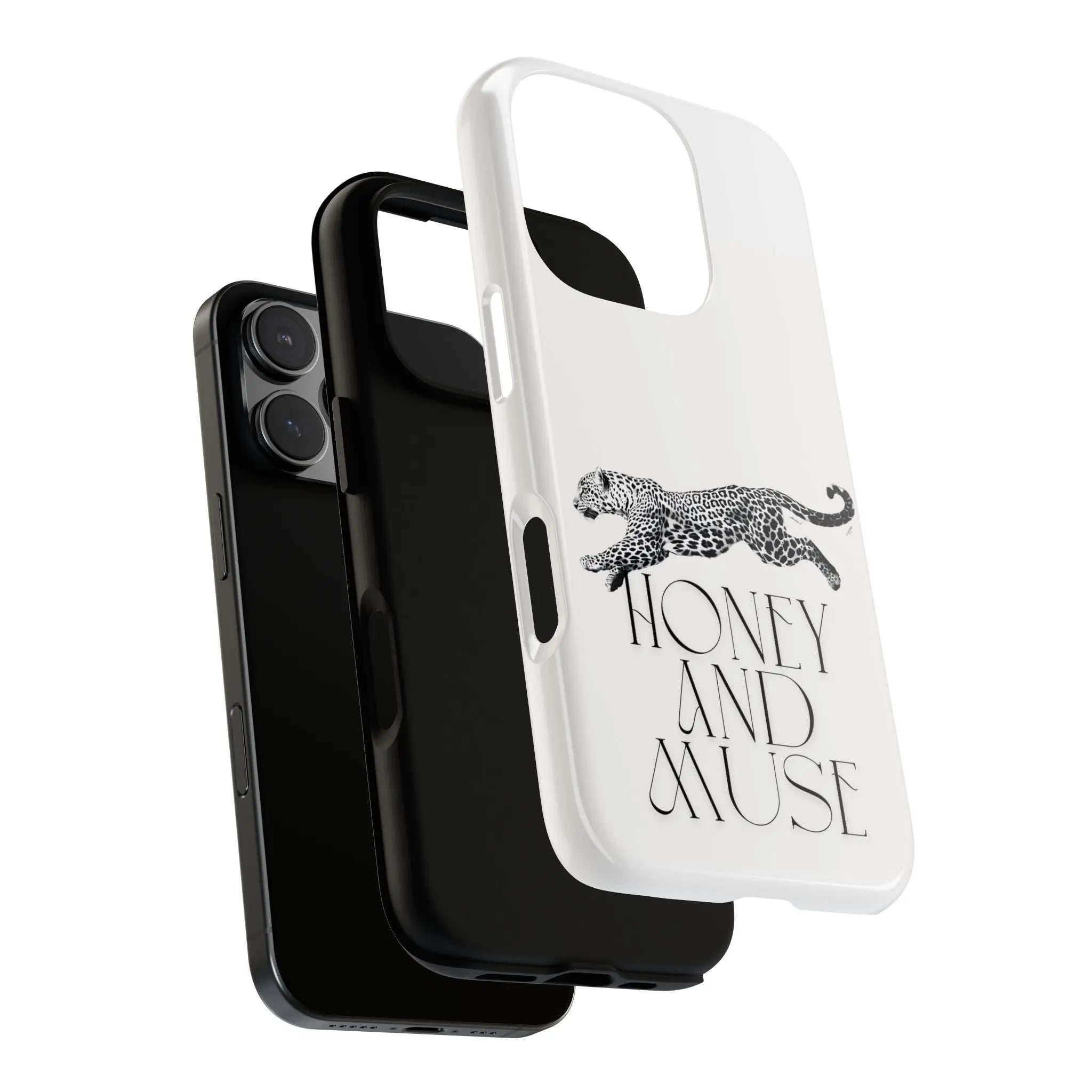 Phone Case — 'Honey and Muse' Leopard Graphic Protective Case Printify